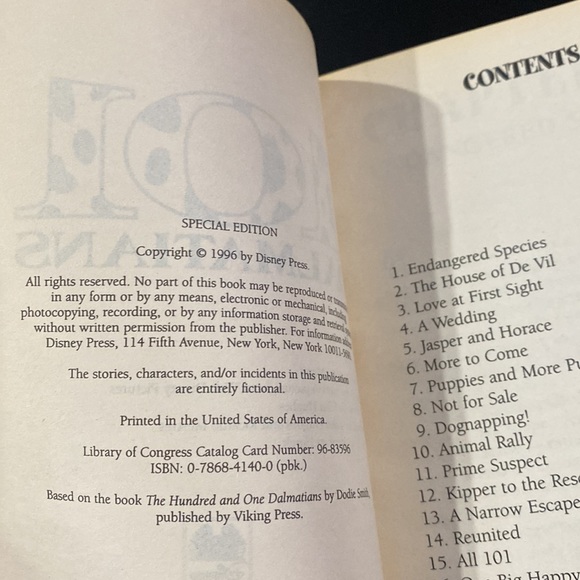 101 Dalmatians Novelization by Anne Mazer - Paperback Novel - Picture 3 of 4